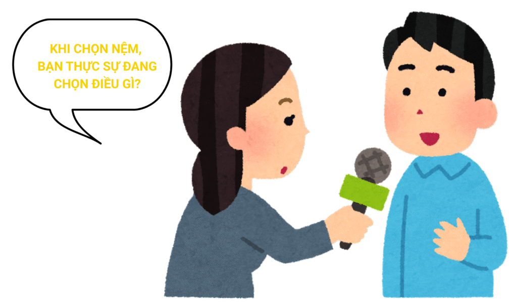 Nệm không hóa chất độc hại