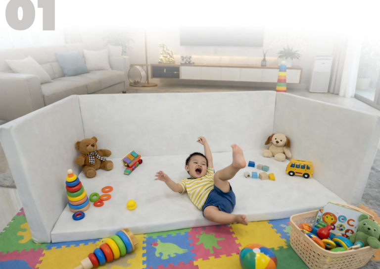 Bộ giường có đệm chắn